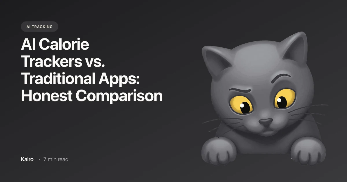 AI Calorie Trackers vs. Traditional Apps: Honest Comparison