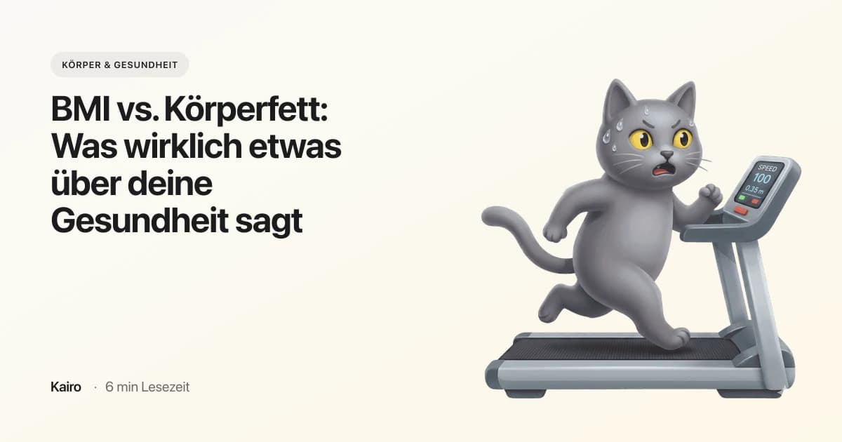 BMI vs. Körperfett: Was wirklich etwas über deine Gesundheit sagt