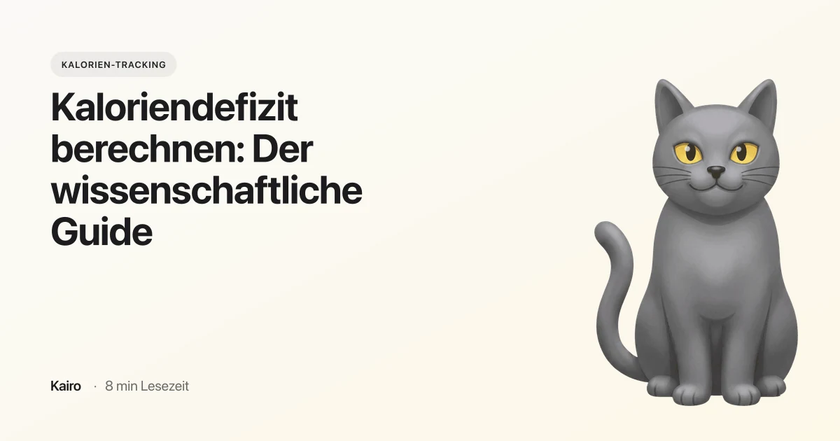 Kaloriendefizit berechnen: Der wissenschaftliche Guide