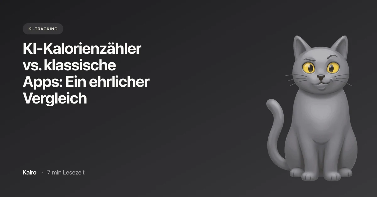 KI-Kalorienzähler vs. klassische Apps: Ein ehrlicher Vergleich
