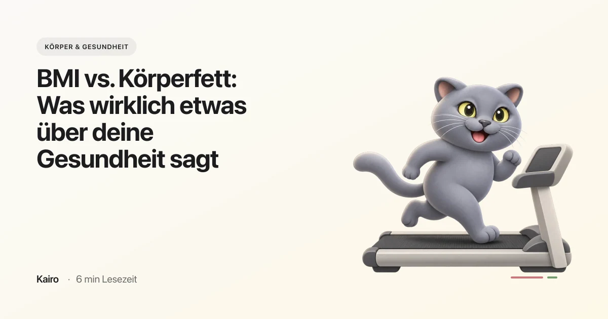 BMI vs. Körperfett: Was wirklich etwas über deine Gesundheit sagt