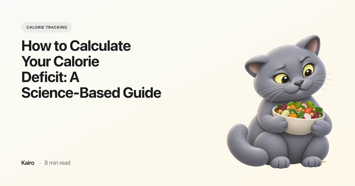How to Calculate Your Calorie Deficit: A Science-Based Guide