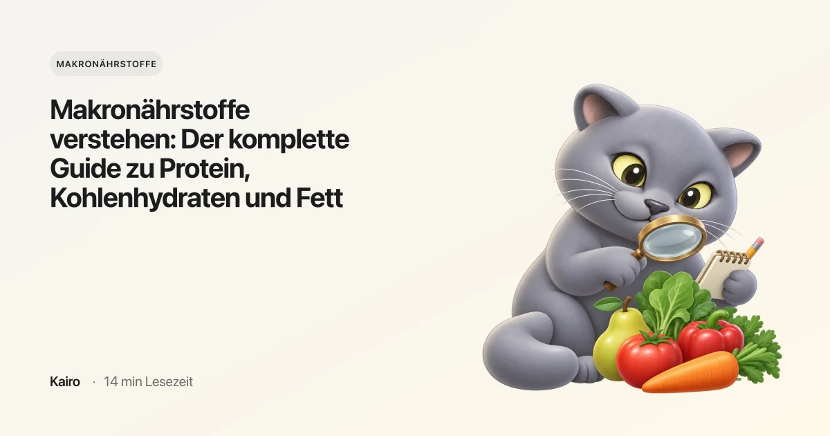 Makronährstoffe verstehen: Der komplette Guide zu Protein, Kohlenhydraten und Fett