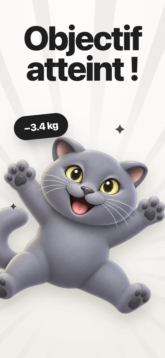Kairo célèbre un objectif atteint de moins 3,4 kg